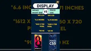 infinix Smart 8HD vs Poco C55 #shorts #smartphone #techymelvin