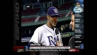 Tampa Bay Rays @ Boston Red Sox (highlights) - Sept. 10, 2008 - Jason Hammel, Carlos Pena