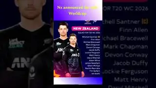 Nz team announced for t20i worldcup