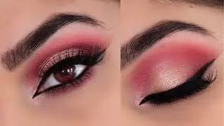 You'll Love This Pink Golden Eye Makeup Look For A Night Out