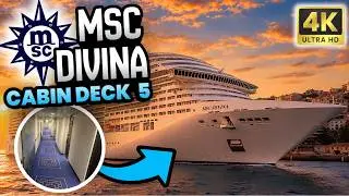 MSC Divina Cabin Deck 5 | Tall Man's Cruise Adventures