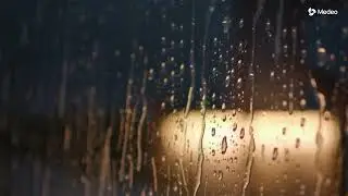 HEAVY RAIN AT NIGHT ON WINDOW_3 HOURS OF RELAXING RAIN SOUNDS FOR SLEEPING & STUDY