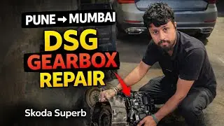 How to repair Skoda superb petrol automatic transmission /skoda superb DSG gearbox repair 