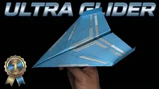 This Paper Airplane FLIES FOREVER! ✈️ (Secret #1 World Record Glider)