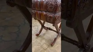 Столик PLT 016 Индонезия из массива красного дерева ручной работы #vintage #retro #mebel #столик