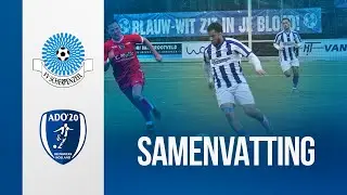 ZINDERENDE SLOTFASE OM 3 PUNTEN!! 🥵 | Scherpenzeel vs. ADO'20 | Samenvatting Derde Divisie A