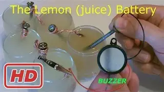 Lemon Battery - Powers an Electric Buzzer! (and more...) - Homemade 