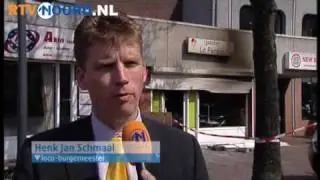 Brand verwoest ijssalon in Veendam