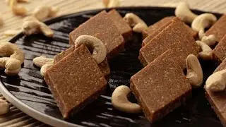 Desi Barfi made with wheat flour (aata) natural jaggery. No refined sugar, no preservatives #barfi