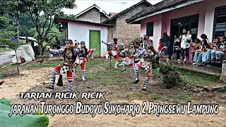 Tarian ricik ricik jaranan Turonggo Budoyo Sukoharjo 2 live pujiwaluyo negri Katon pesawaran Lampung