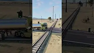 Realistic Highway Car Crashes #55