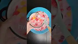 Let's make hwachae ☆&deg;▪︎ korean creamy fruit punch ~ #hwachae #koreandrink #fruitdrink
