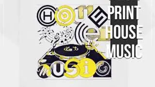 Audio Addict House music Retro print