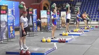 Kettlebell sport World Championship 2013(Tyumen,Russia) women-professional 1