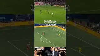 Long Range Goal Style Messi VS Ronaldo - Check Description👇[Football Analysis, Shooting style, goat]