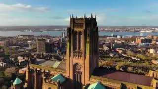 A short video of Liverpool Cathedral and great views of Liverpool waterfront.