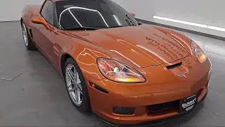 2008 Chevrolet Corvette Z06 Atomic Orange Metallic Used. walk around for sale in Fond Du Lac, Wiscon