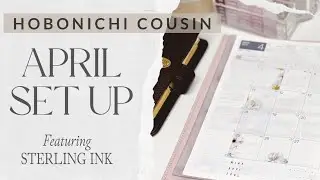 APRIL 2022 PLANNER SET UP | HOBONICHI COUSIN