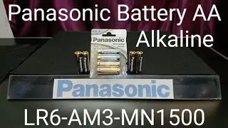 Panasonic Battery Everyday Power Alkaline AA - LR6 - AM3 - MN1500 001
