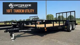 16ft tandem axle utility walk around
