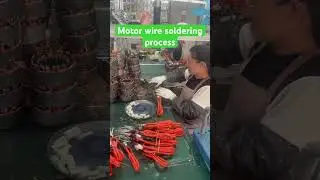 Motor wire  soldering process || soldering process