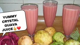 YUMMY.... CRYSTAL GUAVA JUICE  YUMMY....👍❤️❤️❤️
