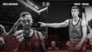 PALLACANESTRO TRIESTE - BERTRAM DERTHONA | RUZZIER AND UTHOFF PRESS CONFERENCE🔴🎙️