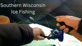 Ice Fishing in Southern Wisconsin(Catch n Cook)
