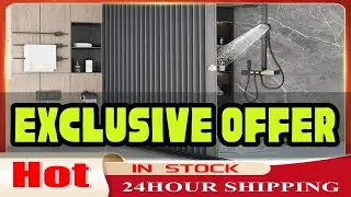 Foldable Magnetic Shower Curtain Waterproof Bathroom Curtain Modern Privacy Bathroom Divider with 1