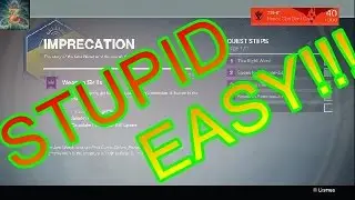 Destiny: How to get 7 kills spree for the Imprecation Quest Stupid Easy Strategy!