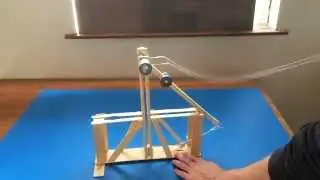 Floating Arm Trebuchet - mini sized and powerful