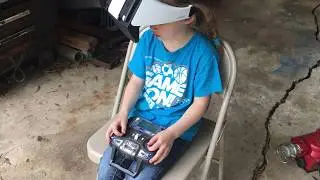 FPV mobility chair using FXT Viper goggles, Sabertooth 60, and Flysky FS-i6