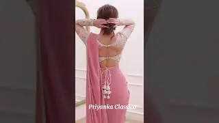 Blouse Design|Blouse Back Design|Backless|Dori Blouse|Latest Back Neck Blouse | @Priyankaclassico