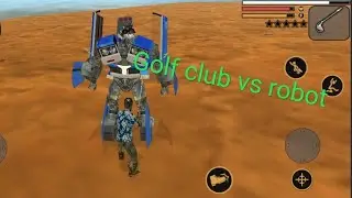 Golf club vs robot in vages crime simulator | NIHIT'S WORLD