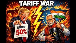 US vs India Tariff War 2025 Explained 🇮🇳🇺🇸 | 50% Tax, Russian Oil & Trump Ka Triple Attack