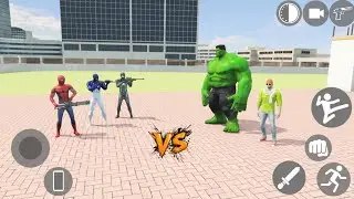 🔥 Hulk & Franklin Vs Spider-man Gang - INDIAN THEFT AUTO SIMULATOR 