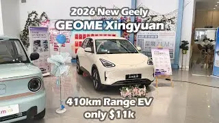 2026 New Arrival Geely GEOME Xingyuan Starwish 410km Range Freedom Edition EV - Big Bear Test Car