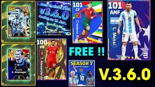 eFootball&trade; 2024 Season 7 Copa Euro Premium Packs !! Nominating Players, Messi, Free Rewards 🤩🔥