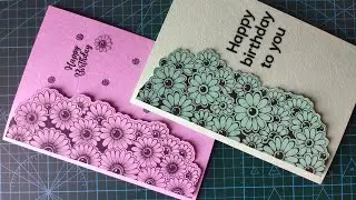 Make simple and beautiful birthday card/Tangle Art/Reyyanscreation 