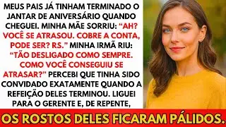 Meus Pais Aproveitaram O Jantar De Luxo — E Esperavam Que Eu Pagasse Tudo...