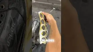 What Kind Of Ice Skates Are Those ?🤔 #iceskate #iceskating #hockey #bauer #tblade
