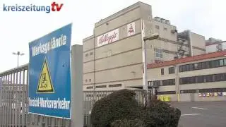 Silobrand bei Kellogg's