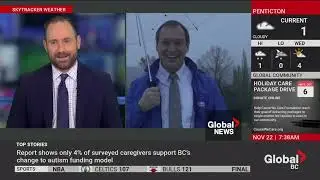 Global BC Morning News - Tuesday, November 22, 2022. Paul Haysom, Mark Madryga & Katelin Owsianski.