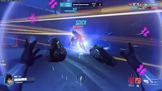 THIS IS WHAT INSANE TRACKING AS TRACER LOOKS LIKE - IDDQD TRACER GAMEPLAY OVERWATCH 2 SEASON 3