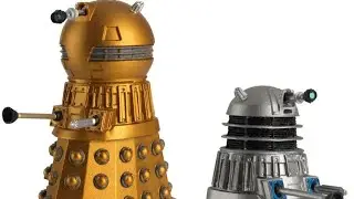 Doctor Who Collection Time Lord Victorious Dalek Drone and Emperor Figurine Set #1