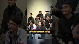 Gifts for Saleem sir 🔥|Yakeen NEET|Physics wallah #pw #neet #motivation #boards