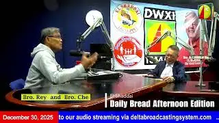 DWXI 1314 AM Live Streaming I Tuesday (December 30, 2025) #dailybreadafternoonedition