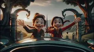 Chunni and Munni&rsquo;s Little Car | Fun Car Ride Song for Kids | Nursery Rhyme in English