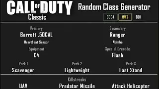 MW2 - Scrapyard Team Deathmatch (25-10) Random Class Generator #255 [2022]