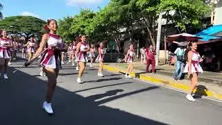Cachiporristas Colegio Salarrué Demasiado Romántica 2024 Desfile en Sonsonate